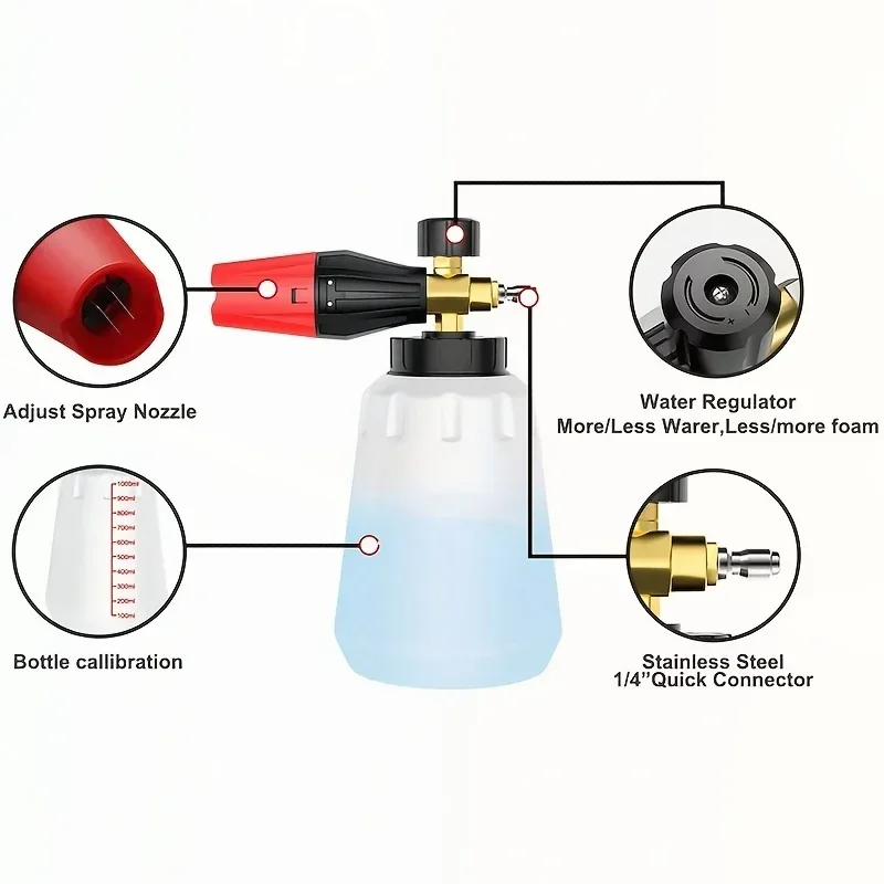 Wysokociśnieniowa lanca do pia – Pressure Washer Foam Gun recenzja i cena