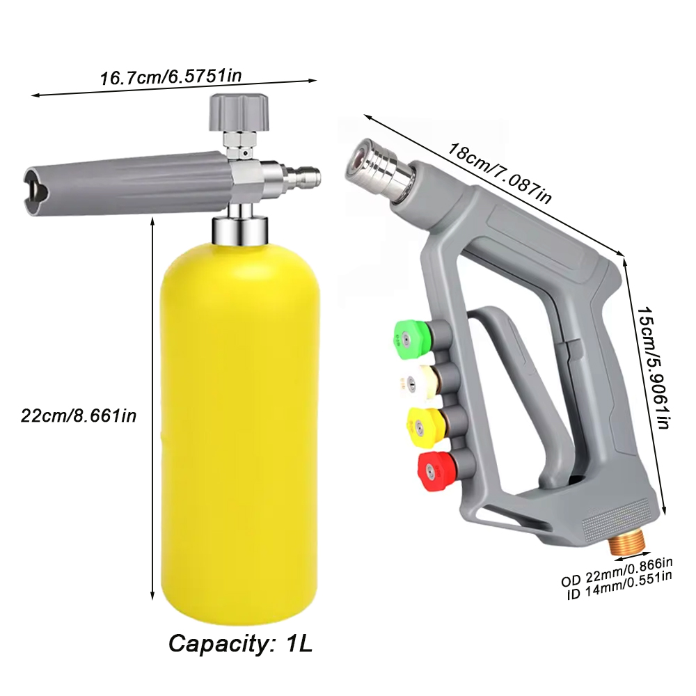 Pistolet do mycia samochodu wy – Foam Cannon Car Wash recenzja i cena
